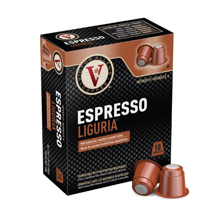 Victor Allen Liguria Espresso Capsules, PK 80 FG017440
